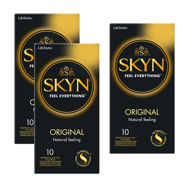 Комплект Презервативи Skyn 3x Original Condoms, 10 бр