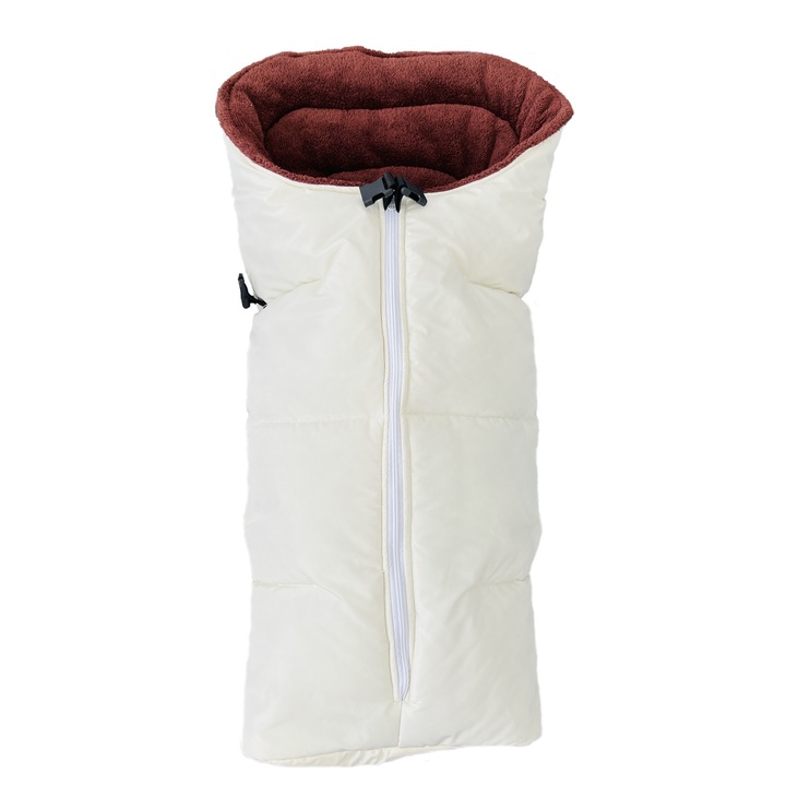 Sac de iarna pentru carucior Parashkevovi, clasic, bej, plus maro