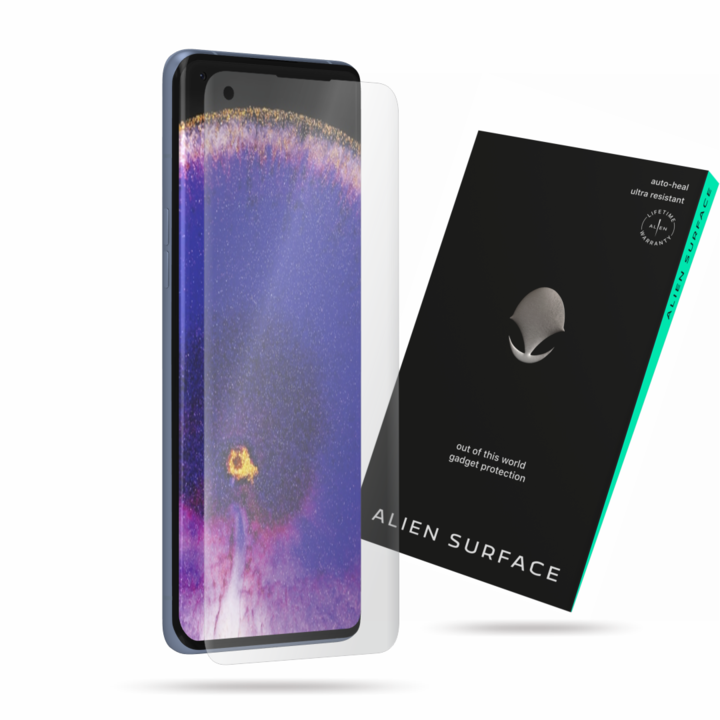Alien Surface, Oppo Find X5 Pro, képernyővédő fólia, esetbarát