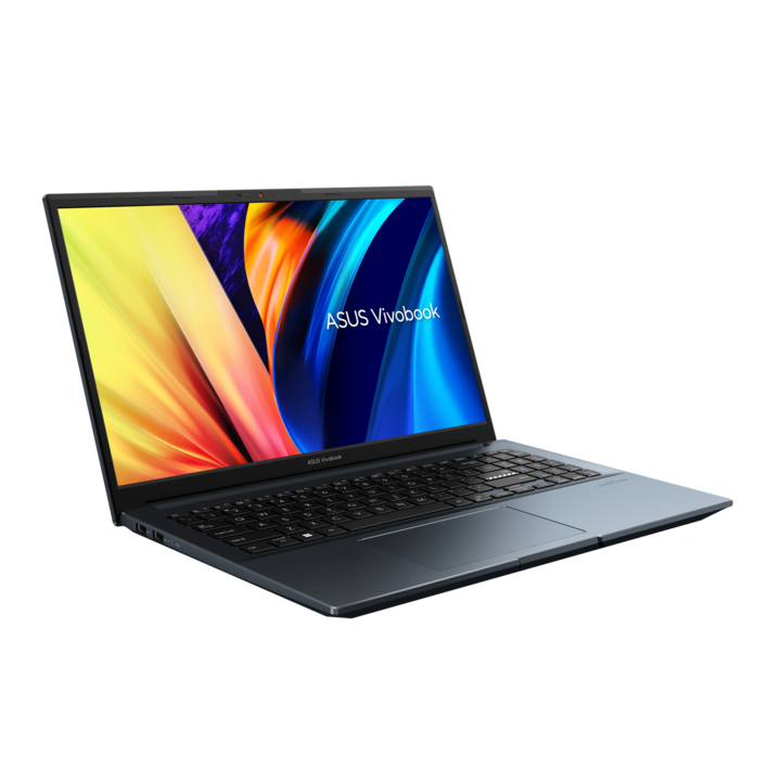 Asus VivoBook Pro M6500QE-L1023 15.6" FullHD OLED laptop, AMD Ryzen 5 5600H, 16GB, 512GB SSD, GeForce RTX3050 Ti 4GB, EFI Shell, Magyar billentyűzet, Kék