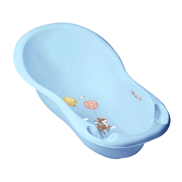 Бебешка вана за къпане Tega baby, Forest, light blue, 102 cm