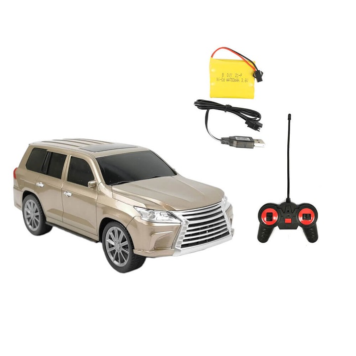 Gyerek dzsip, Távirányítóval, Akkumulátorok, Bézs