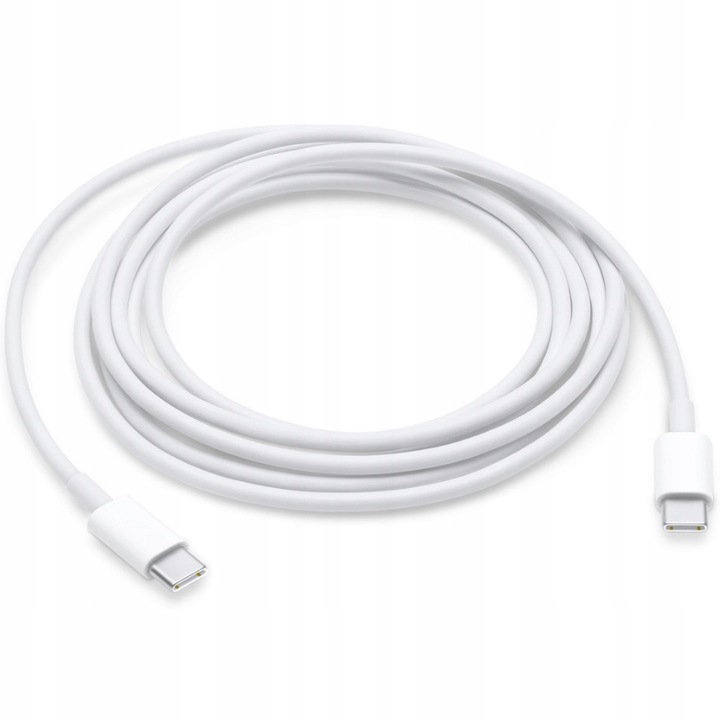 Adat- és töltőkábel, CO2, USB-C gyorstöltő kábel, Samsung, Oppo, Xiaomi, Vivo, Realme, Huawei, Motorola, Oneplus, iPhone 15 / Pro / Plus / Max / iPad / Macbook, 2M, fehér