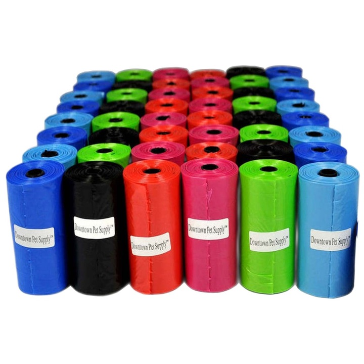 Set 36 role x 15 saci menajeri pentru fecalele, Pungi igienice pentru caini si pisici, Ropet