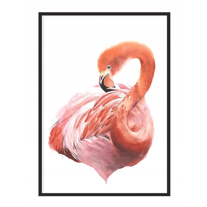 Poster decorativ cu rama, PoStar, MDF, 33x43 cm, Multicolor