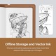 Дигитален бележник и графичен таблет 2 в 1 HUION /Хюйън/ Note X10