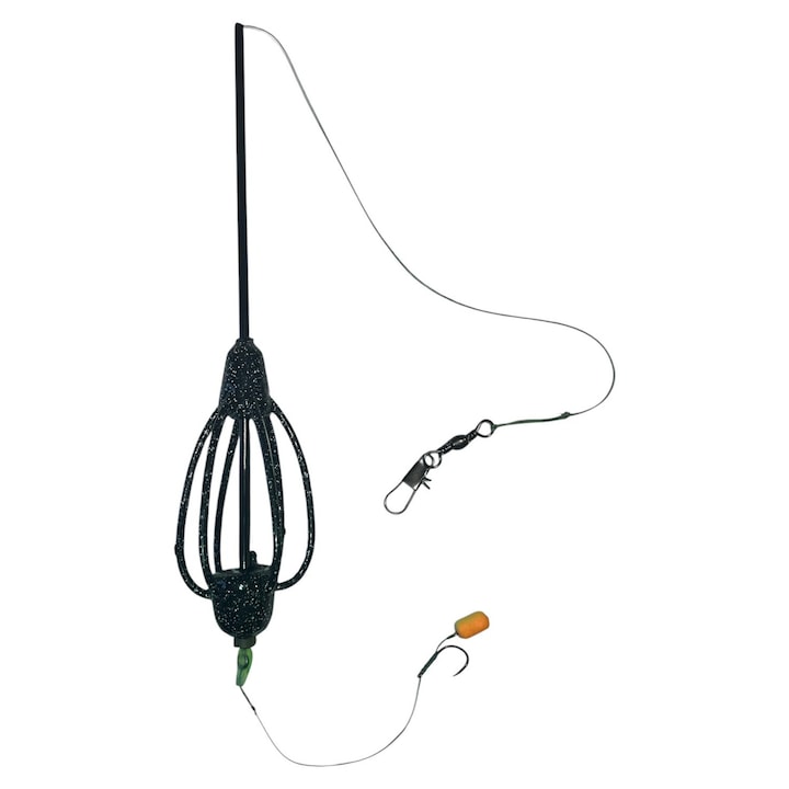 Montura de crap cu momitor spin carlig nr8