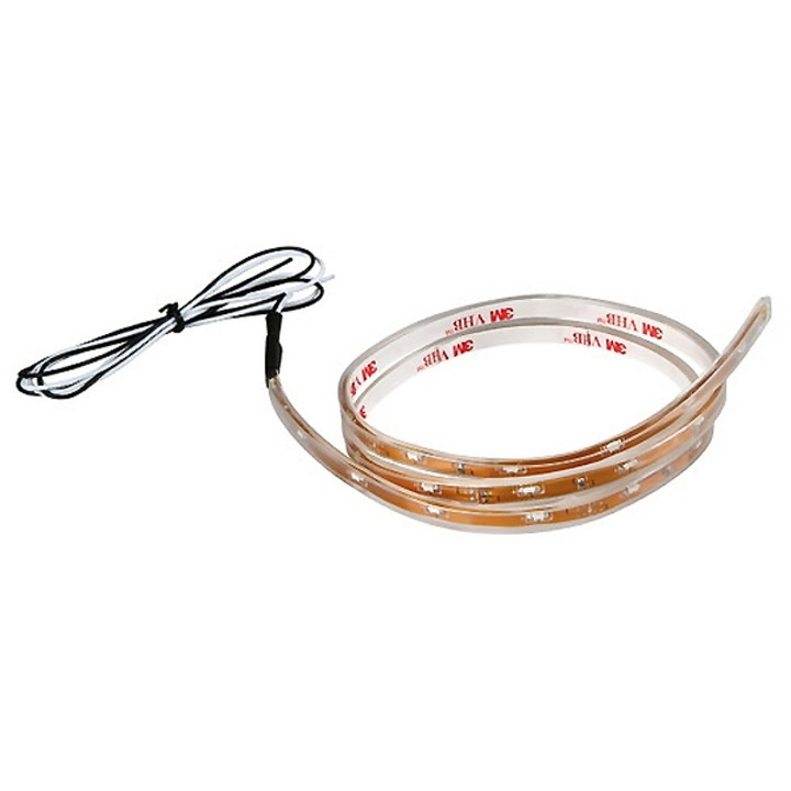 Banda LED de zi pentru camioane, Lampa, 24V, 30 LED-uri, 80 cm, Rosu