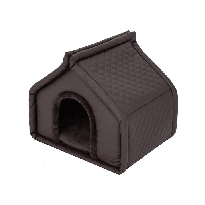 Къща за животни Hobbydog, DIAMOND", кафяв/ бронз- 52x42x47