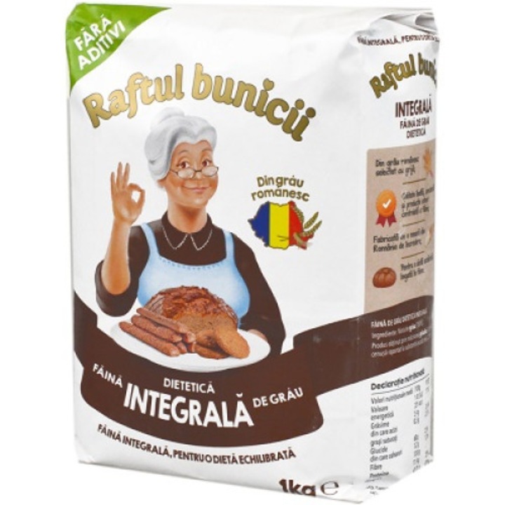 Faina integrala din grau Raftul Bunicii, 1kg