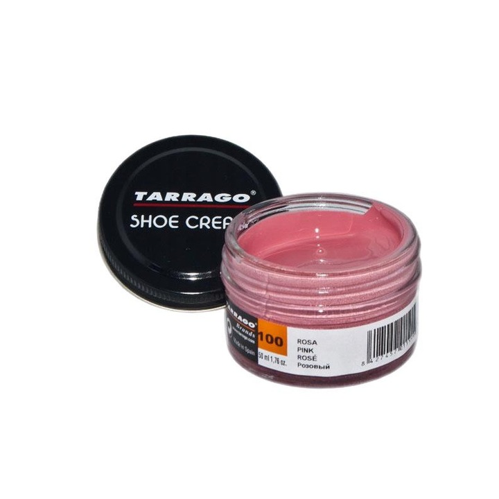 Crema de pantofi, Tarrago, 50ml, Roz