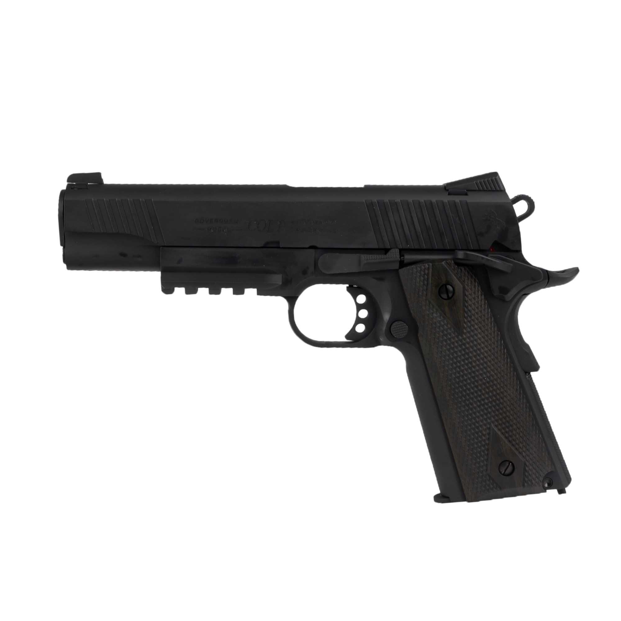 Pistol Co2 Airsoft 1911 Rail Gun Blowback Colt Emagro 8496