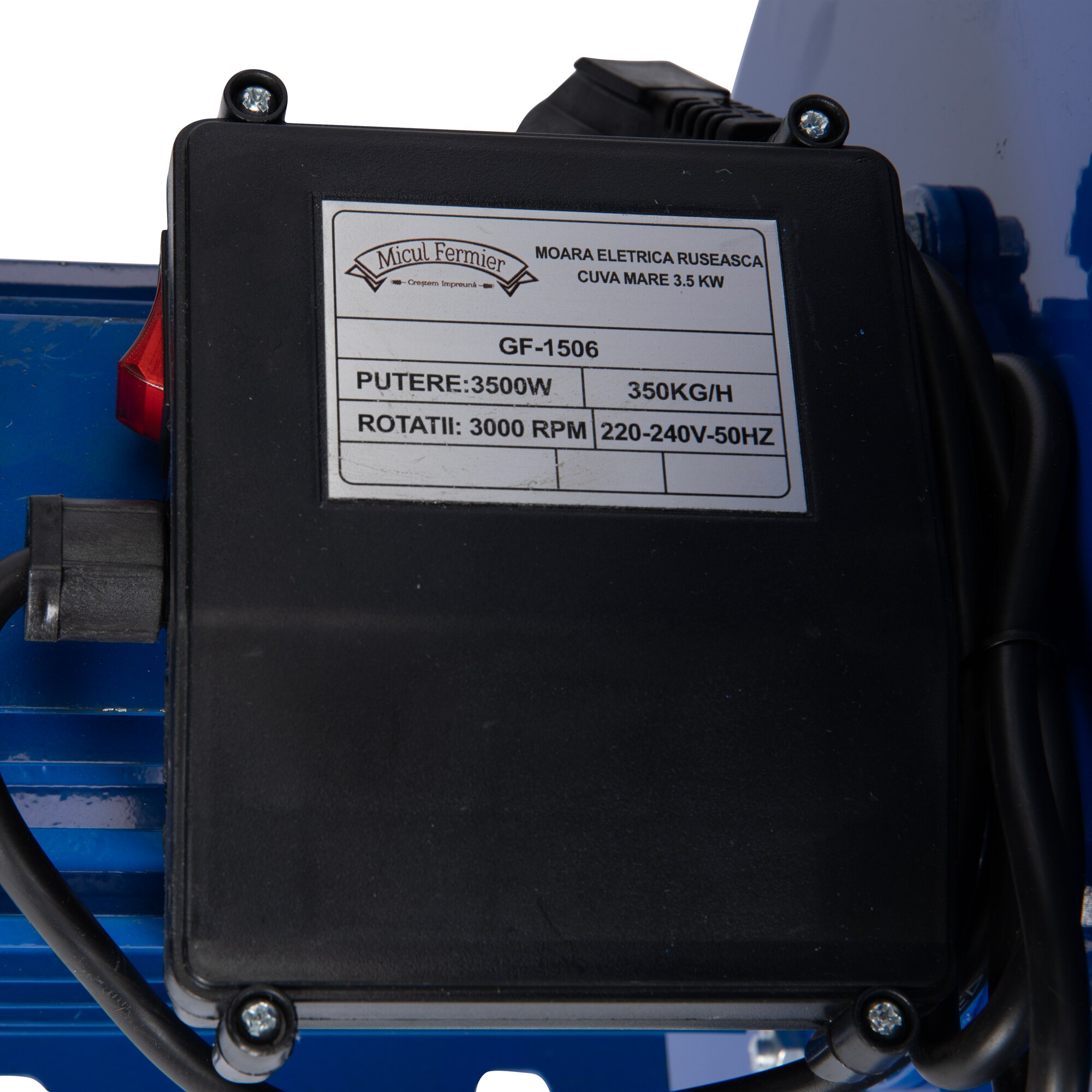 Moara Ruseasca Moara electrica ruseasca Cu Ciocanele 3.5Kw, 350Kg/Ora, 2 In 1, Pentru ...