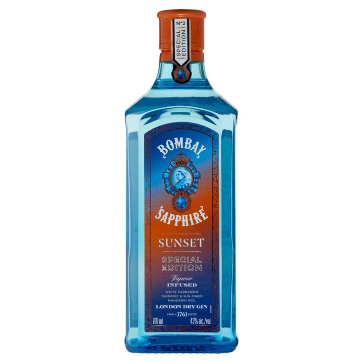 Bombay Sapphire Sunset gin, 0,7l, 43%