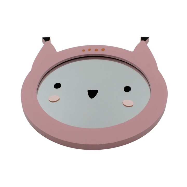 Кръгло огледало animalut 16x16 cm котка