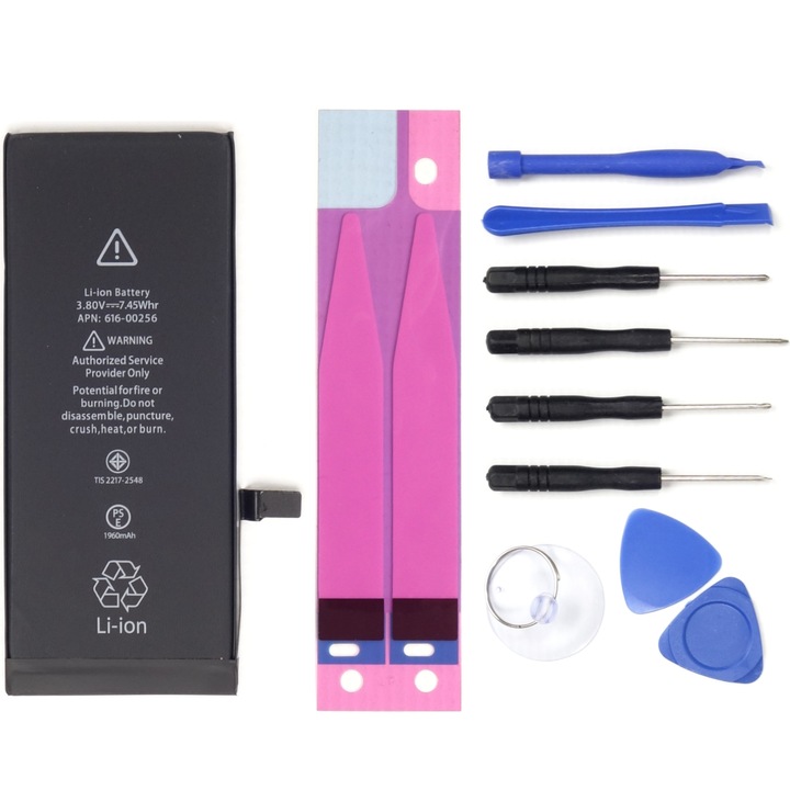 Baterie pentru Apple iPhone 7, Li-ion, 1960 mAh, 3.8V si kit de montare