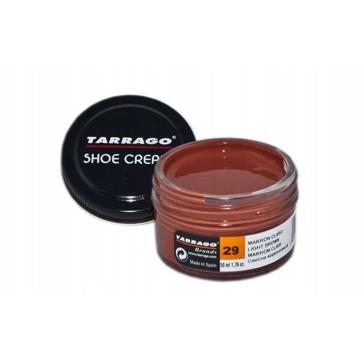 Crema pentru pantofi, Tarrago, Maro deschis 29, 50ml