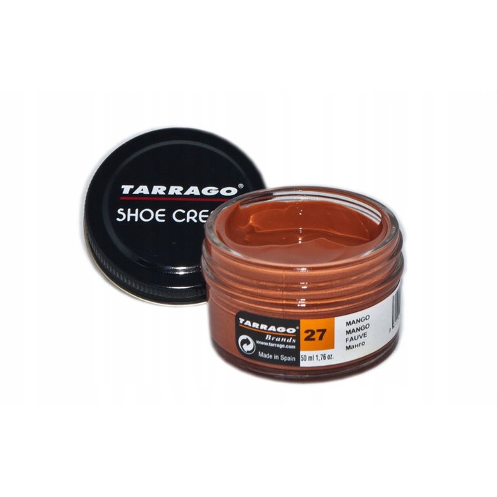 Crema pentru pantofi, Tarrago, Mango 27, 50ml