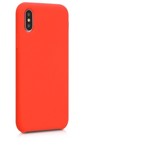 Husa pentru Apple iPhone X/iPhone XS, Silicon, Rosu