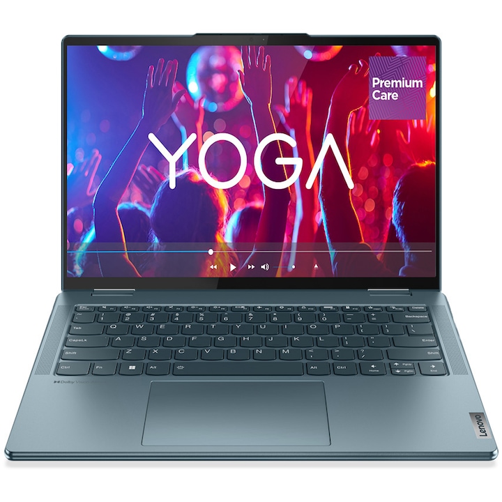 Laptop ultraportabil Lenovo Yoga 7 14ARB7 cu procesor AMD Ryzen™ 5 6600U pana la 4.50 GHz, 14