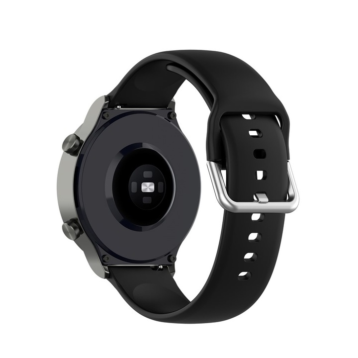 Curea smartwatch, Tech Armor, Silicon, Pentru Huawei Watch GT 3 Pro 43 mm, 20 mm, Negru