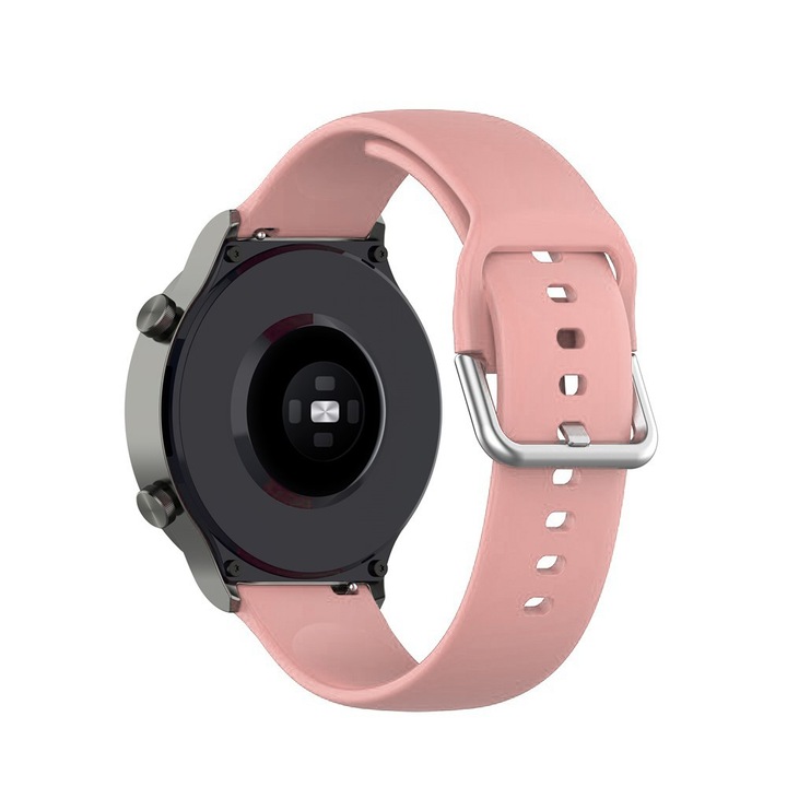 Curea smartwatch, simpla pentru Samsung Galaxy Watch 4 Classic 46 mm, 20 mm, Roz