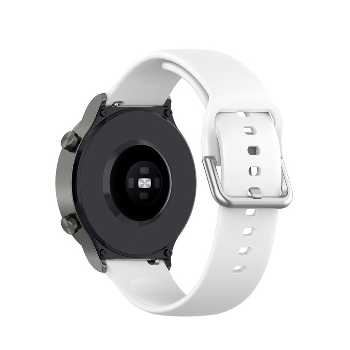 Curea simpla Tech Armor, pentru Huawei Watch GT 42 mm, 20 mm, Alb