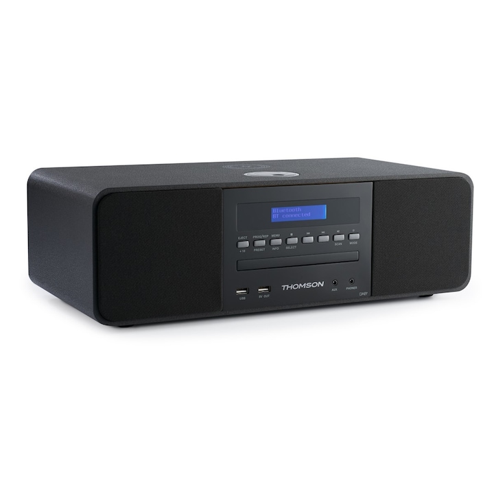 Hi-Fi Stereo 20W mikro audio rendszer, Bluetooth, CD lejátszó, MP3, FM rádió THOMSON MIC200BT