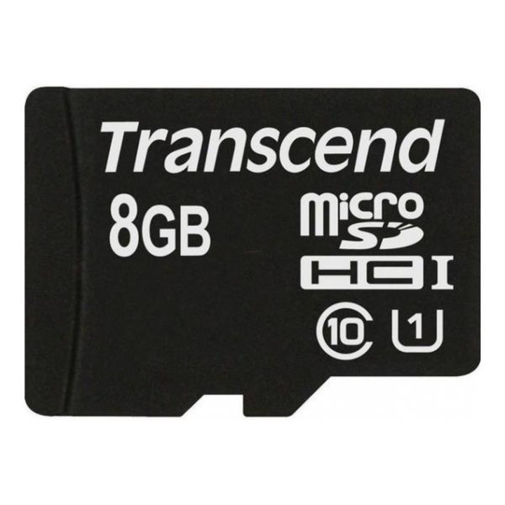Card de memorie Transcend, microSDHC, 8GB, UHS-I, 600x