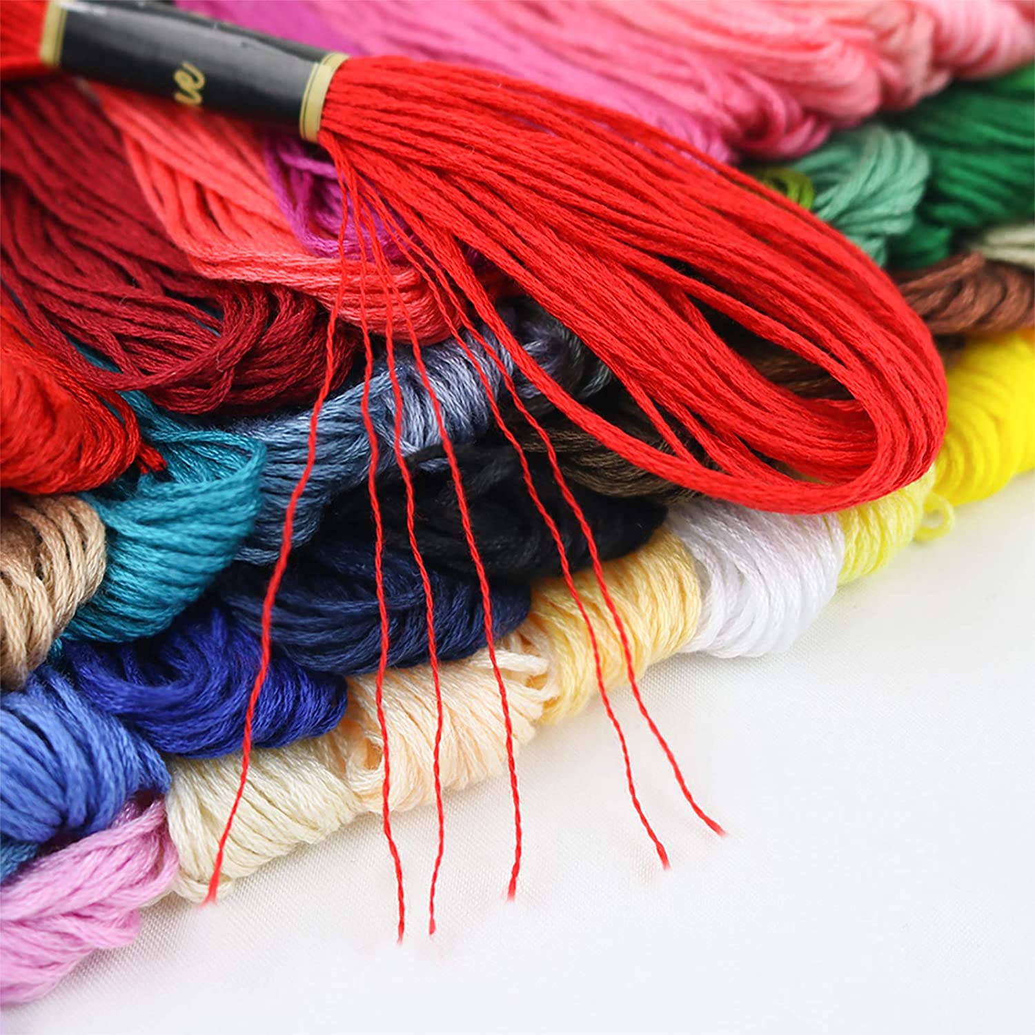 Set Fir de broderie, EZGETOP®, 50 fire colorate, 8m lungime/buc ...