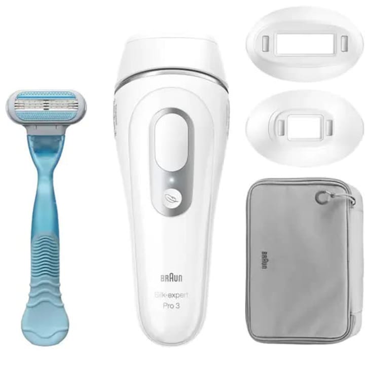 BRAUN IPL PL3121 IPL епилатор, мрежа, 300 000 импулса, Бял