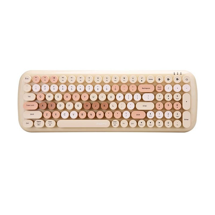 MOFII Candy BT vezeték nélküli Bluetooth billentyűzet bézs (SK-646BT Beige) (SK-646BT Beige)