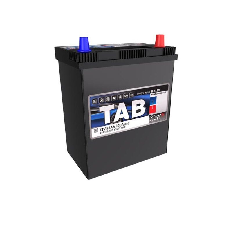 Batterie De Démarrage TAB S50 Polar S - 12V 50Ah 420A EN, Dimensions 207x175x175 Mm, Poids 11,3 Kg - 9