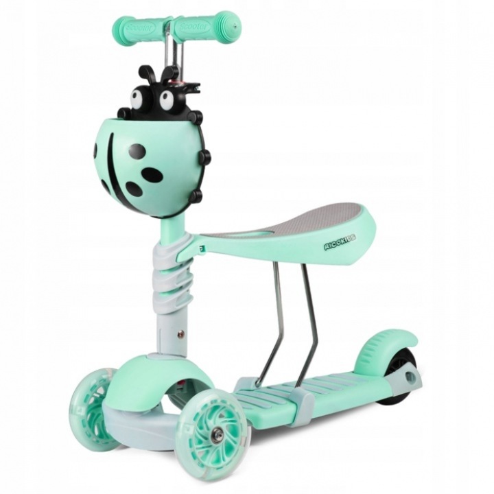 Trotineta ricokids buggy - verde menta