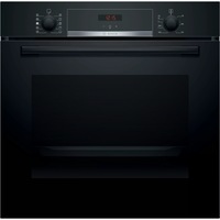 Cuptor incorporabil Bosch HRA574BB0 Serie4 functie de abur adaugata, 71L, 8 functii, clasa energetica D, Negru