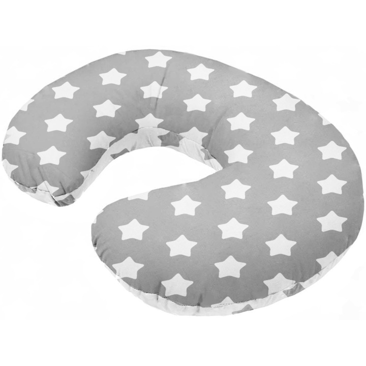 SENSILLO Perna de Alaptare Luna Pentru Alaptare cu Capac de Bumbac Stele