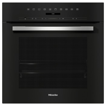 Miele H 7165 B Cuptor negru, DirectSensor S, Programe automate, Miele@home, Climatizare, Sus
