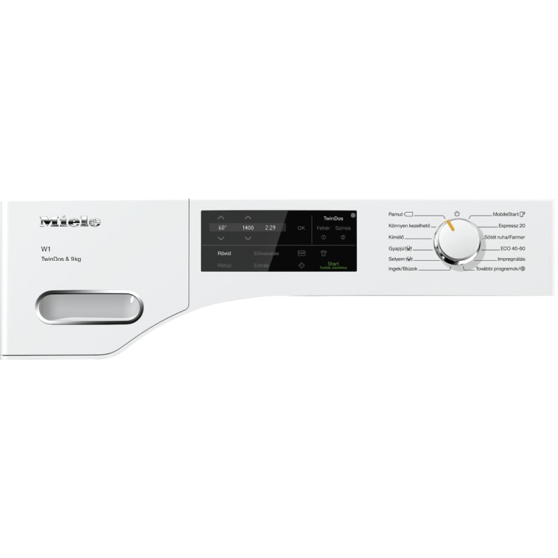 Masina de spalat rufe Miele WWG660 WCS, Clasa A, 9 kg, 1400 rpm, TwinDos, CapDosing, Alb