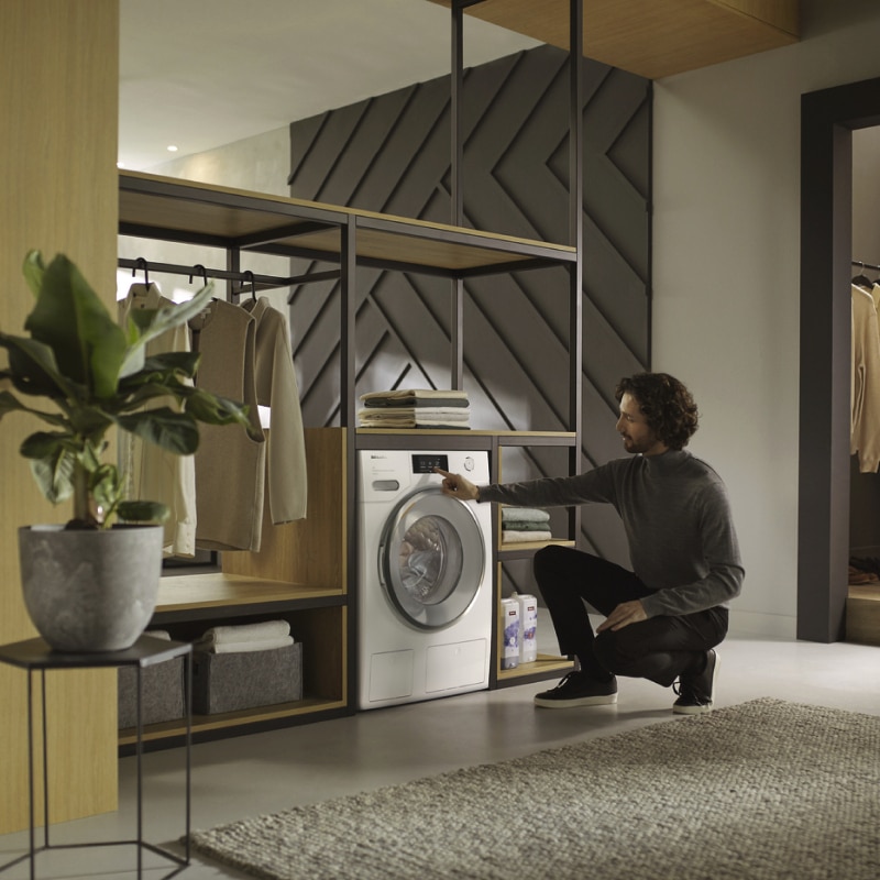 Masina de spalat rufe Miele WWV980WPS EU1 LW Passion, 9 kg, PowerWash 2.0, TwinDos, CapDosing, tambur de economisire a materialului, SteamCare, M-Touch, WiFiConn@ct