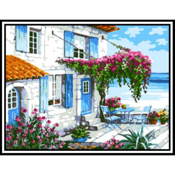 Baza de tapiserie preimprimata, Amarillys Gobelin, 45x60cm, Multicolor
