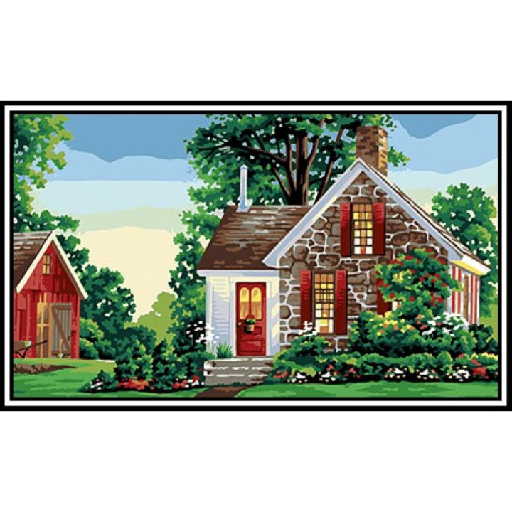 Baza de tapiserie preimprimata, Amarillys Gobelin, 50 x 80cm, Multicolor