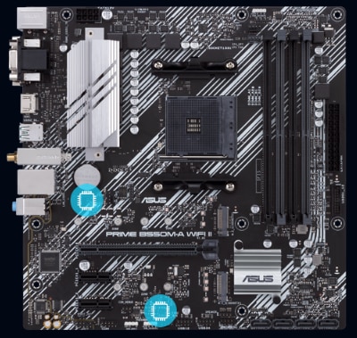 Placa de baza ASUS PRIME B550M-A WI-FI II Socket AM4 - eMAG.ro