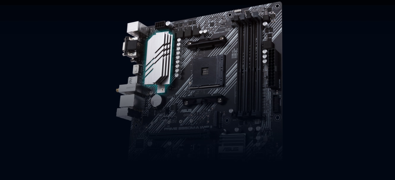 Placa de baza ASUS PRIME B550M-A WI-FI II Socket AM4 - eMAG.ro