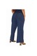 Pantaloni dama, Morena Spain, plus size, banda elastica, regular fit, Albastru