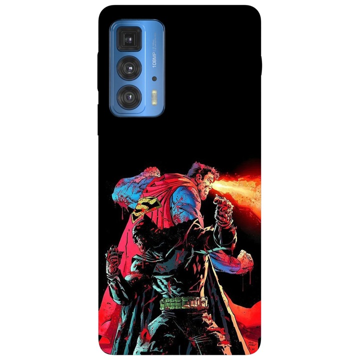 A burkolat kompatibilis a Motorola G20 Batman & Superman modellel, szilikonnal, TPU-val, fordítva