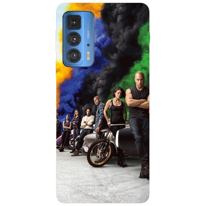 A burkolat kompatibilis a Motorola Moto G71 5G Fast & Furious modellel, szilikon, TPU, fordítva