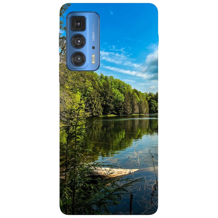 Капак, съвместим с модел Motorola Edge 20 Lite Forest Lake, силикон, TPU, обратно