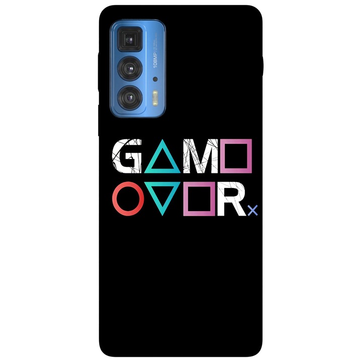 Кейс съвместим с модел Motorola G51 Game Over, Силикон, TPU, Обратно