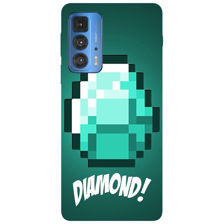 Капак, съвместим с модел Motorola Edge 20 Lite Diamond, Silicon, TPU, Viceversa