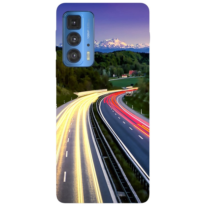 Капак, съвместим с Motorola Moto G22 модел Highway, Silicon, TPU, обратно